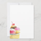 Eiscreme-Lkw zum Geburtstag Einladung (Rückseite)