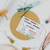 Eiscreme-Lkw zum Geburtstag Einladung