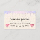 Eiscreme-Lochkarte Treuekarte (Rückseite)