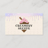 Eiscreme-Lochkarte Treuekarte (Vorderseite)