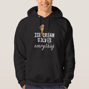 Eiscreme löst alles Eiscreme Liebe Männer Par Hoodie