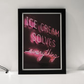 Eiscreme löst alles poster