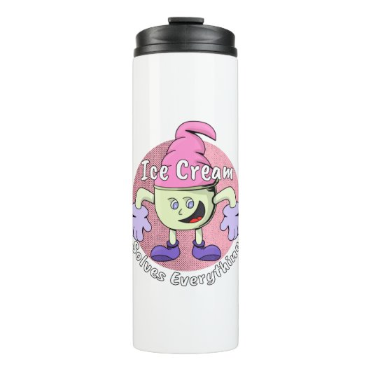 Eiscreme löst alles thermosbecher (Vorderseite)