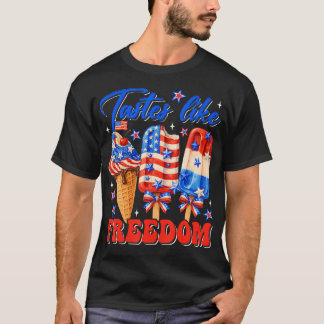 Eiscreme-Lutscher 'Schmeckt wie Freiheit' Patrioti T-Shirt