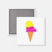 Eiscreme Magnet (Vorderseite/Rückseite)