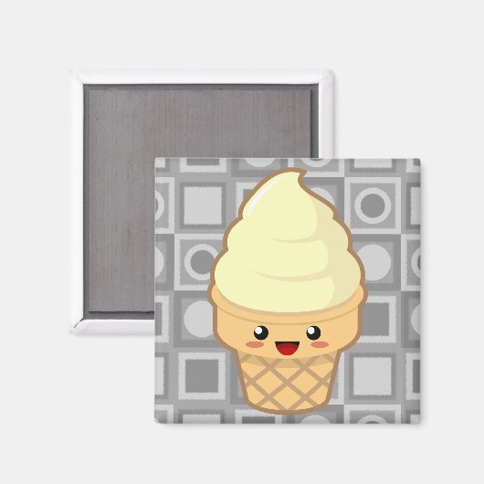 Eiscreme Magnet (Vorderseite/Rückseite)