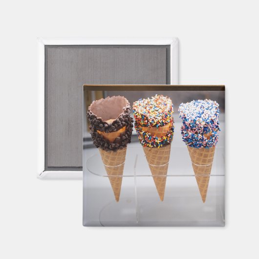 Eiscreme Magnet (Vorderseite/Rückseite)