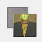 Eiscreme Magnet (Vorderseite/Rückseite)