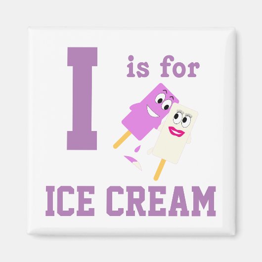 Eiscreme Magnet (Vorne)