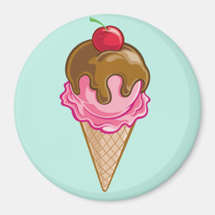 Eiscreme Magnet