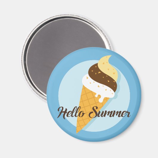 Eiscreme-Magnete Magnet (Vorderseite/Rückseite)