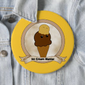 Eiscreme Maniac Button (Beispiel)