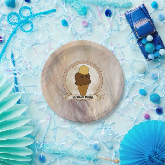 Eiscreme Maniac Pappteller (Party)