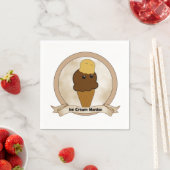 Eiscreme Maniac Serviette (Beispiel)