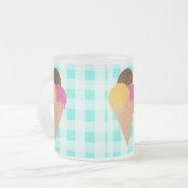 Eiscreme Mattglastasse (Vorderseite Links)