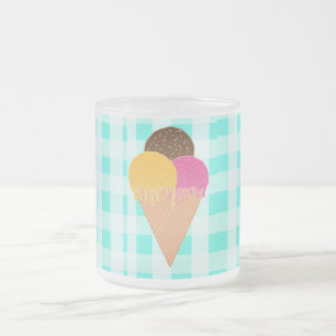 Eiscreme Mattglastasse