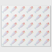 Eiscreme-Milchshake Geschenkpapier (Flach)