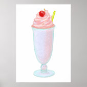 Eiscreme-Milchshake Poster (Vorne)