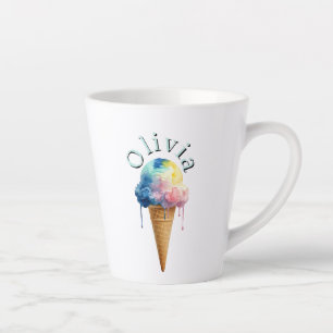 Eiscreme Milchtasse