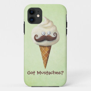 Eiscreme mit den Schnurrbärten Case-Mate iPhone Hülle