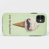 Eiscreme mit den Schnurrbärten Case-Mate iPhone Hülle (Rückseite (Horizontal))