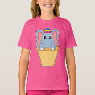 Eiscreme mit Elefantenwaffel T-Shirt