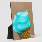 Eiscreme mit Waffelmakro Fotoplatte (Seite)