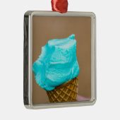 Eiscreme mit Waffelmakro Ornament Aus Metall (Rechts)