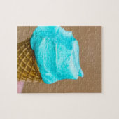 Eiscreme mit Waffelmakro Puzzle (Horizontal)