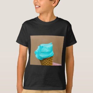 Eiscreme mit Waffelmakro T-Shirt