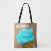 Eiscreme mit Waffelmakro Tasche (Vorderseite)