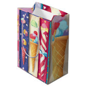 Eiscreme Mittlere Geschenktüte (Rückseite Schrägansicht)