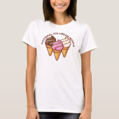 Eiscreme Monat T - Shirt (Vorderseite)