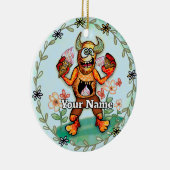Eiscreme-Monster Keramik Ornament (Rechts)