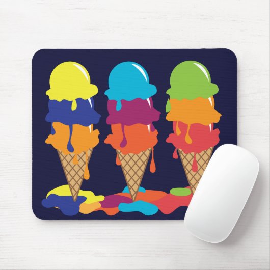 Eiscreme Mousepad (Mit Mouse)