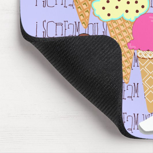 Eiscreme Mousepad (Ecke)