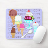 Eiscreme Mousepad (Mit Mouse)