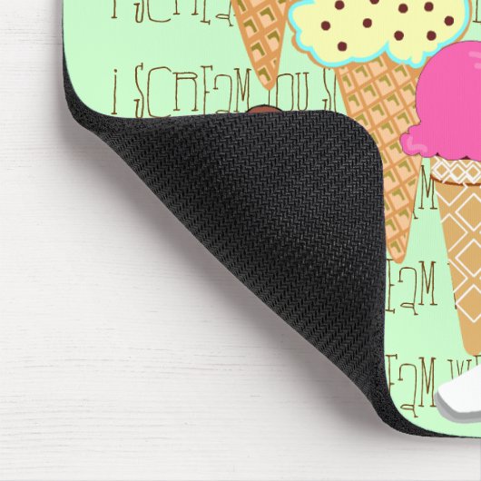 Eiscreme Mousepad (Ecke)