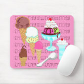 Eiscreme Mousepad (Mit Mouse)