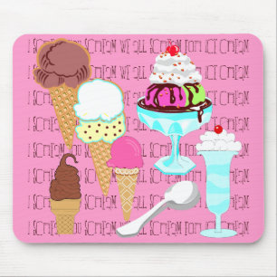 Eiscreme Mousepad
