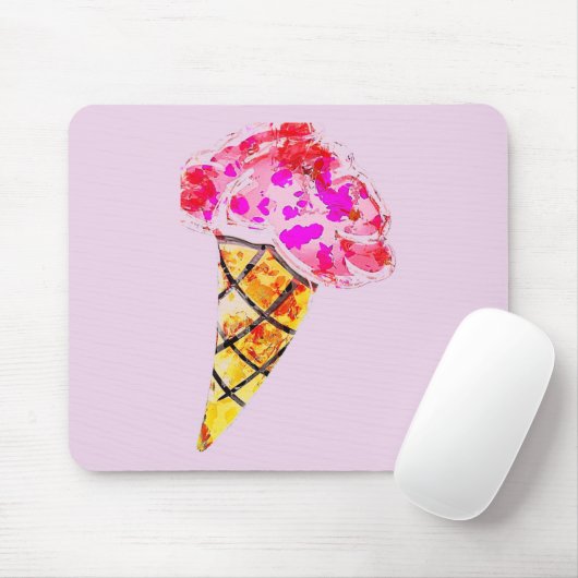 Eiscreme Mousepad (Mit Mouse)