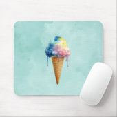 Eiscreme Mousepad (Mit Mouse)