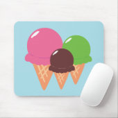 Eiscreme Mousepad (Mit Mouse)
