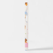 Eiscreme-Muster, Eiscreme, Ihr Name iPhone Hülle (Linke Seite)