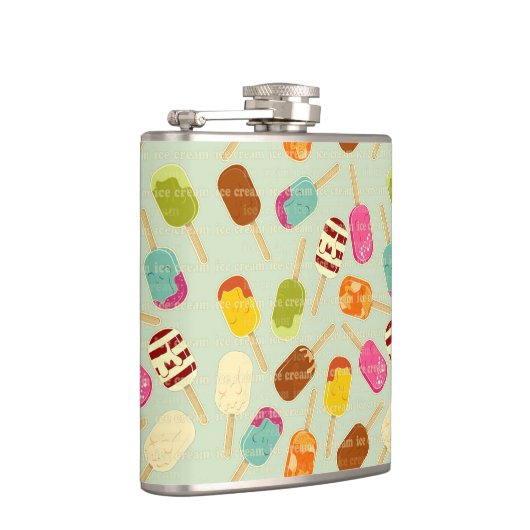 Eiscreme-Muster Flachmann (Rechts)