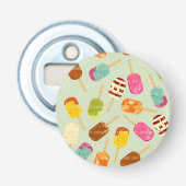 Eiscreme-Muster Flaschenöffner (Vorderseite)