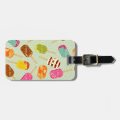 Eiscreme-Muster Gepäckanhänger (Vorderseite horizontal)