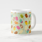 Eiscreme-Muster Jumbo-Tasse (Vorderseite Rechts)