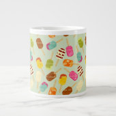 Eiscreme-Muster Jumbo-Tasse (Vorderseite)