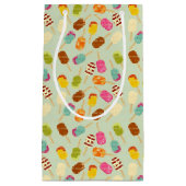 Eiscreme-Muster Kleine Geschenktüte (Vorderseite)